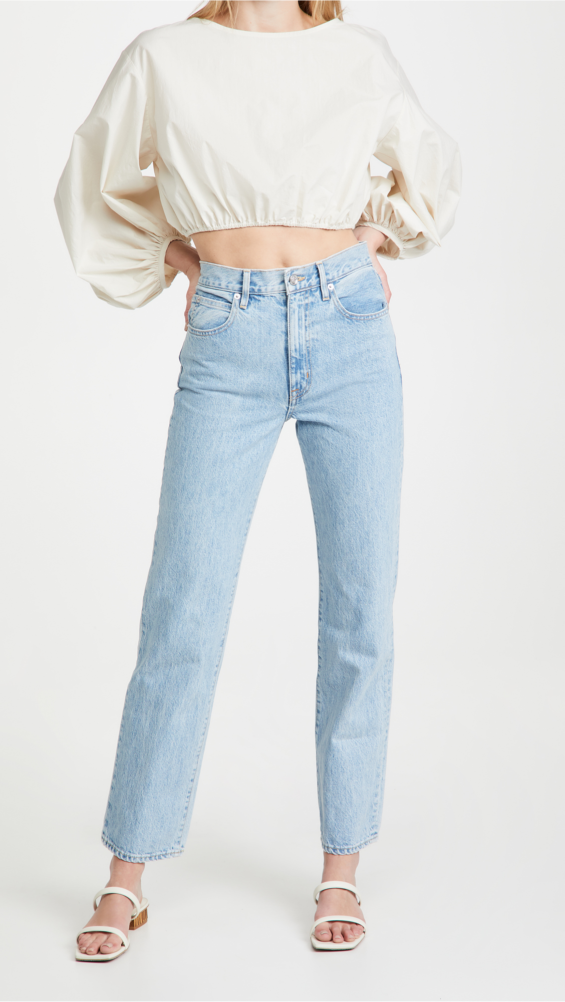 London High Rise Straight Jeans