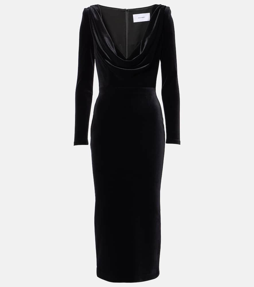 Velvet corset dress