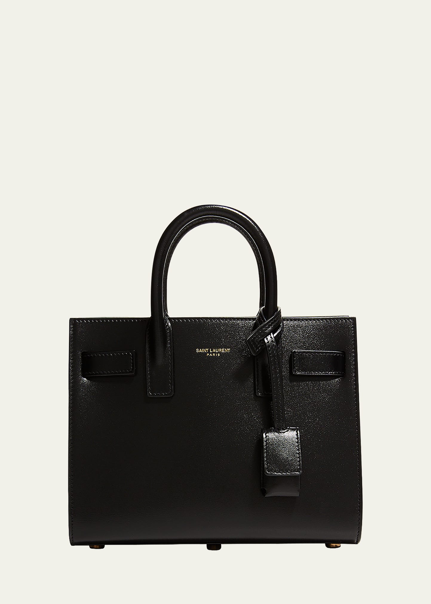 Sac De Jour Nano Top-Handle Bag in Smooth Leather