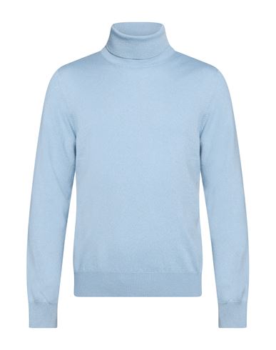 Man Turtleneck Light blue Size 42 Cashmere