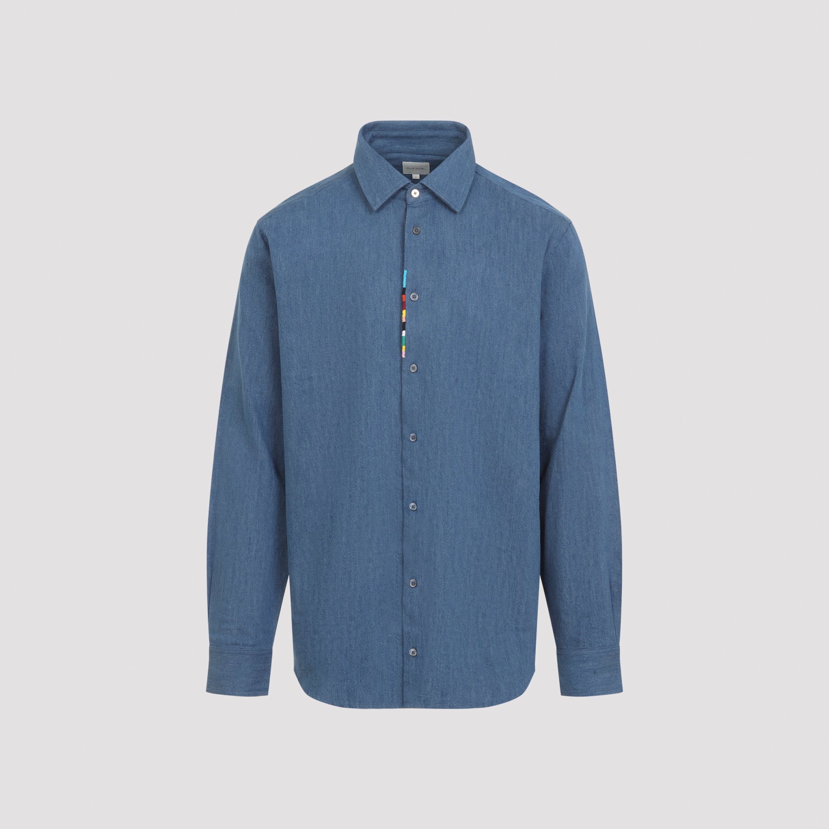 Regular Fit Embroidered Cotton Shirt
