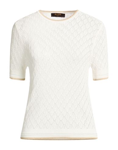 Woman Sweater White Size 4 Cotton, Viscose