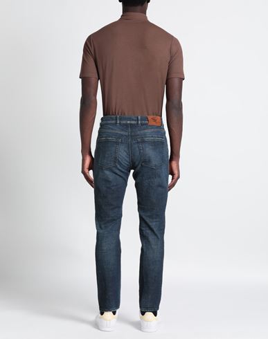 Man Jeans Blue Size 29 Cotton, Elastane