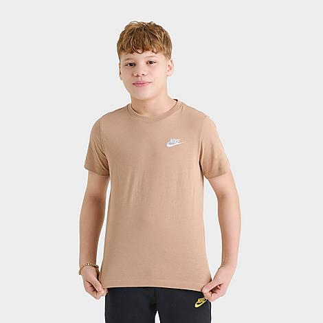 Big Kids Sportswear T-Shirt in Hemp/White