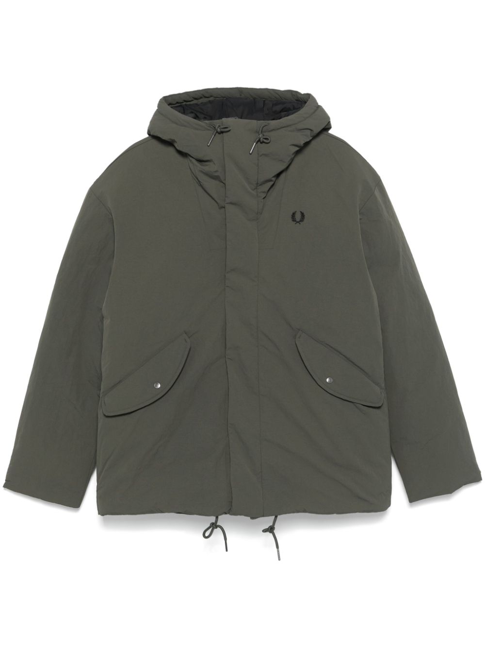 Zip-up puffer jacket - Green