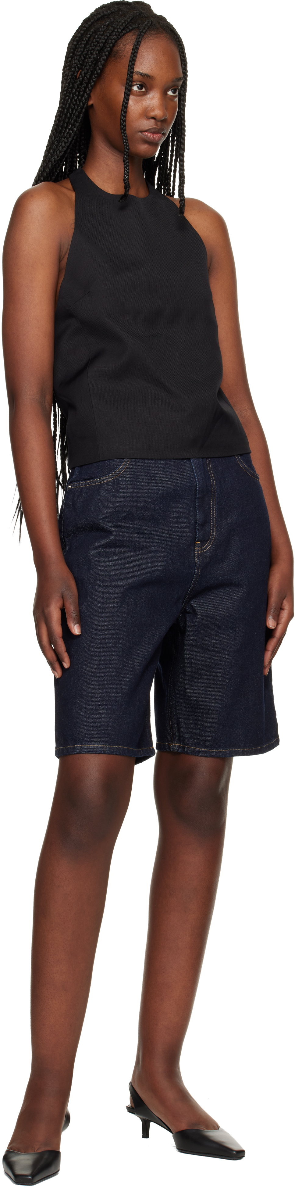 Blue Isu Lds Denim Shorts
