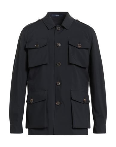 Man Jacket Midnight blue Size 44 Polyester