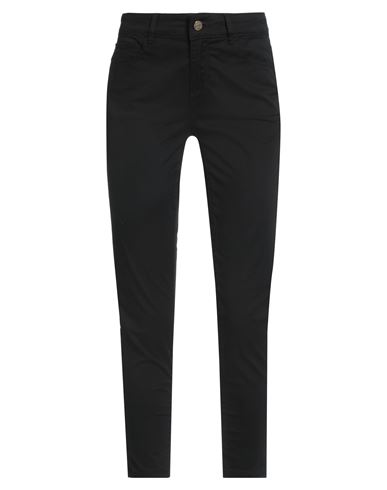 Jeans Woman Pants Black Size 27 Cotton, Elastane