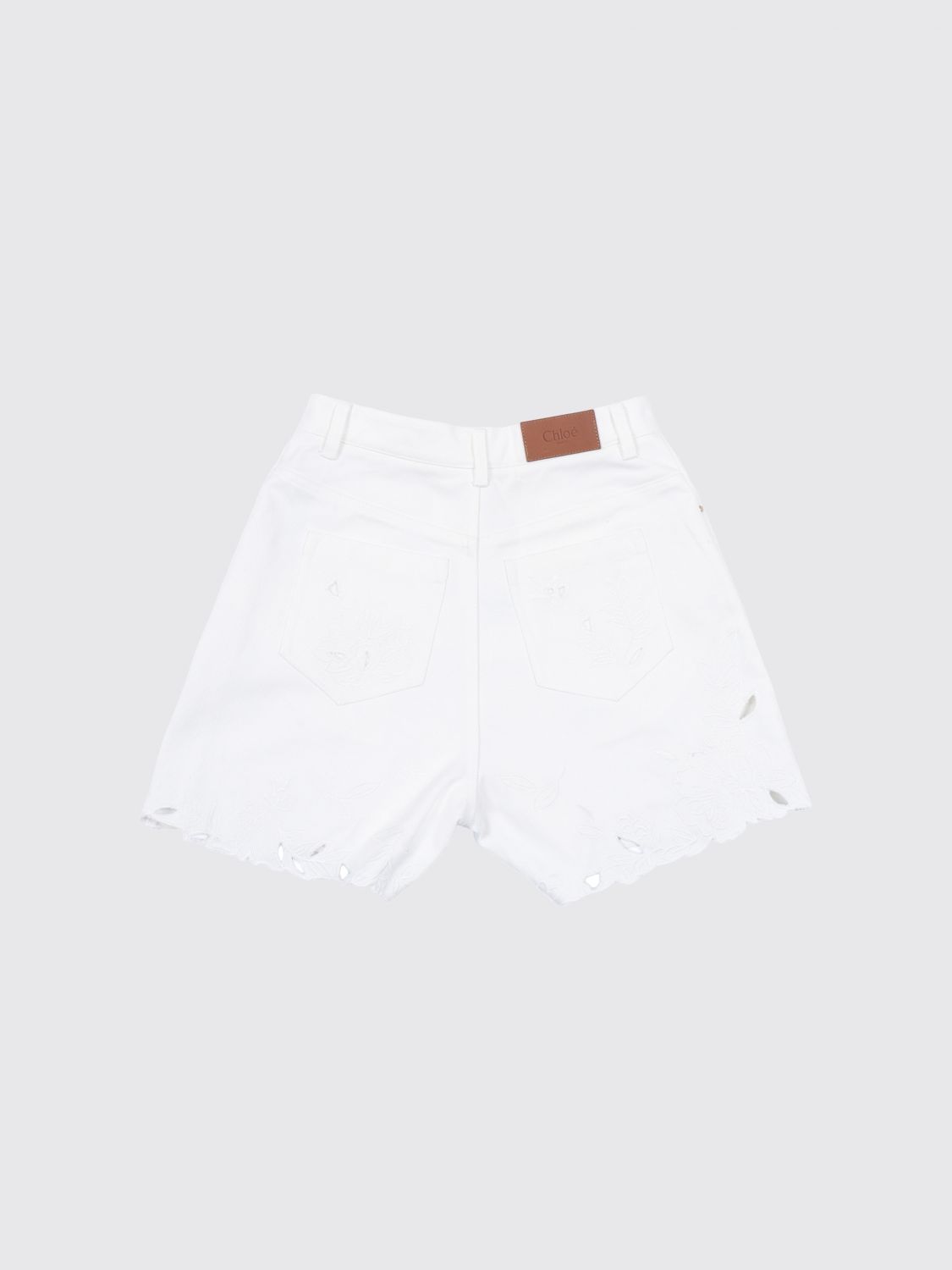 Shorts CHLOÉ Kids color White