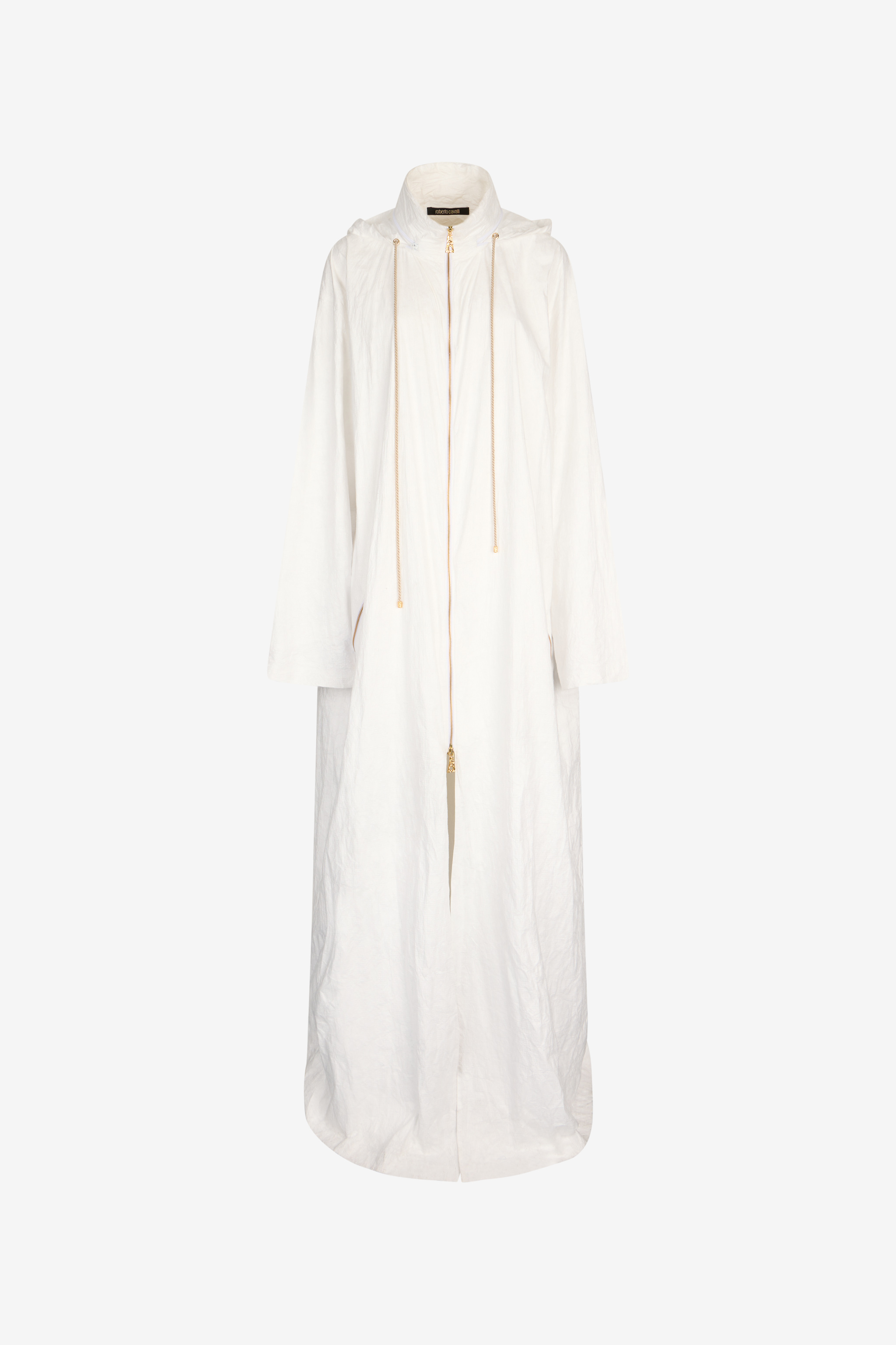 Wall Print Hooded Coat