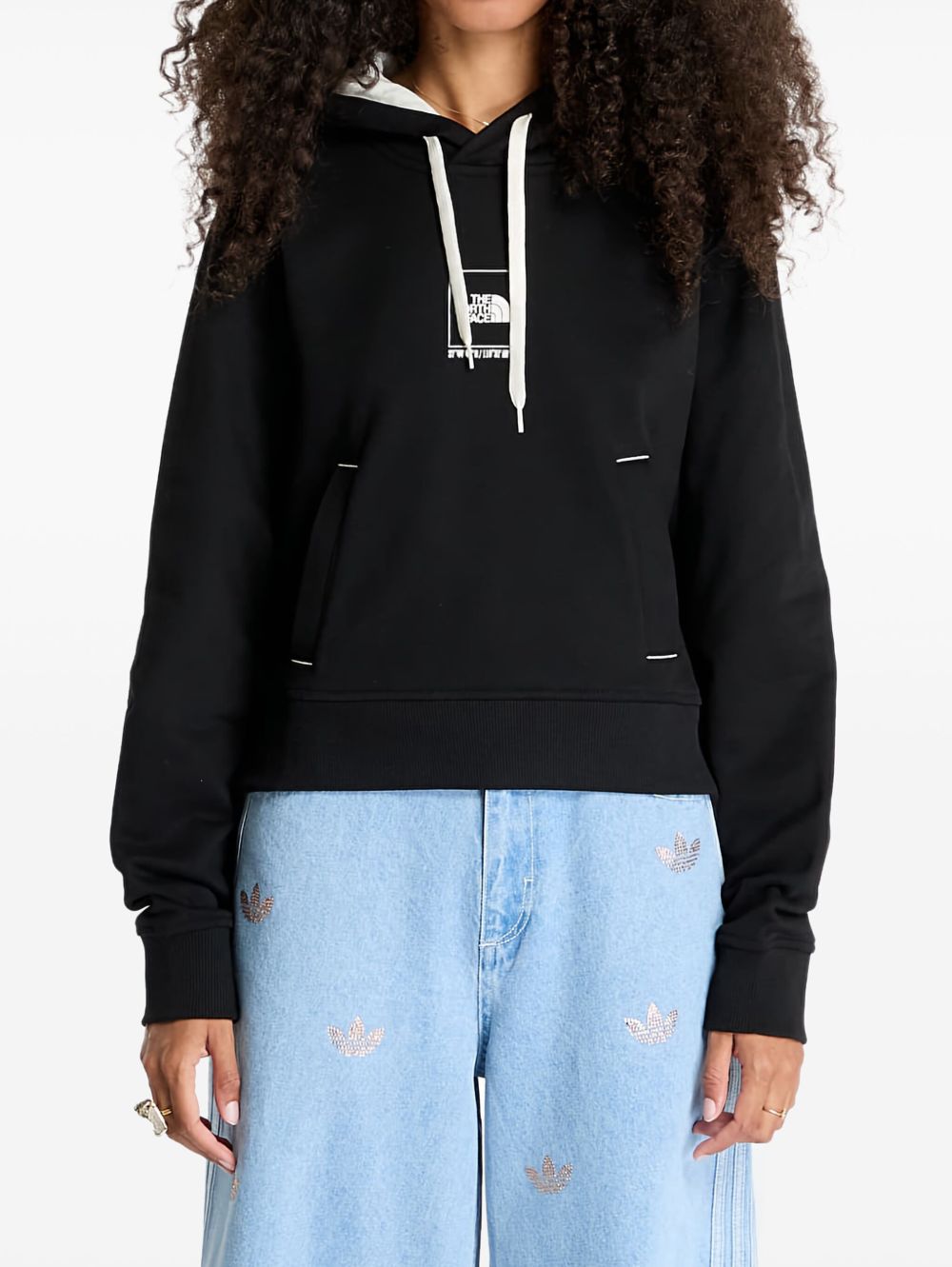 Coordinates Crop hoodie - Black