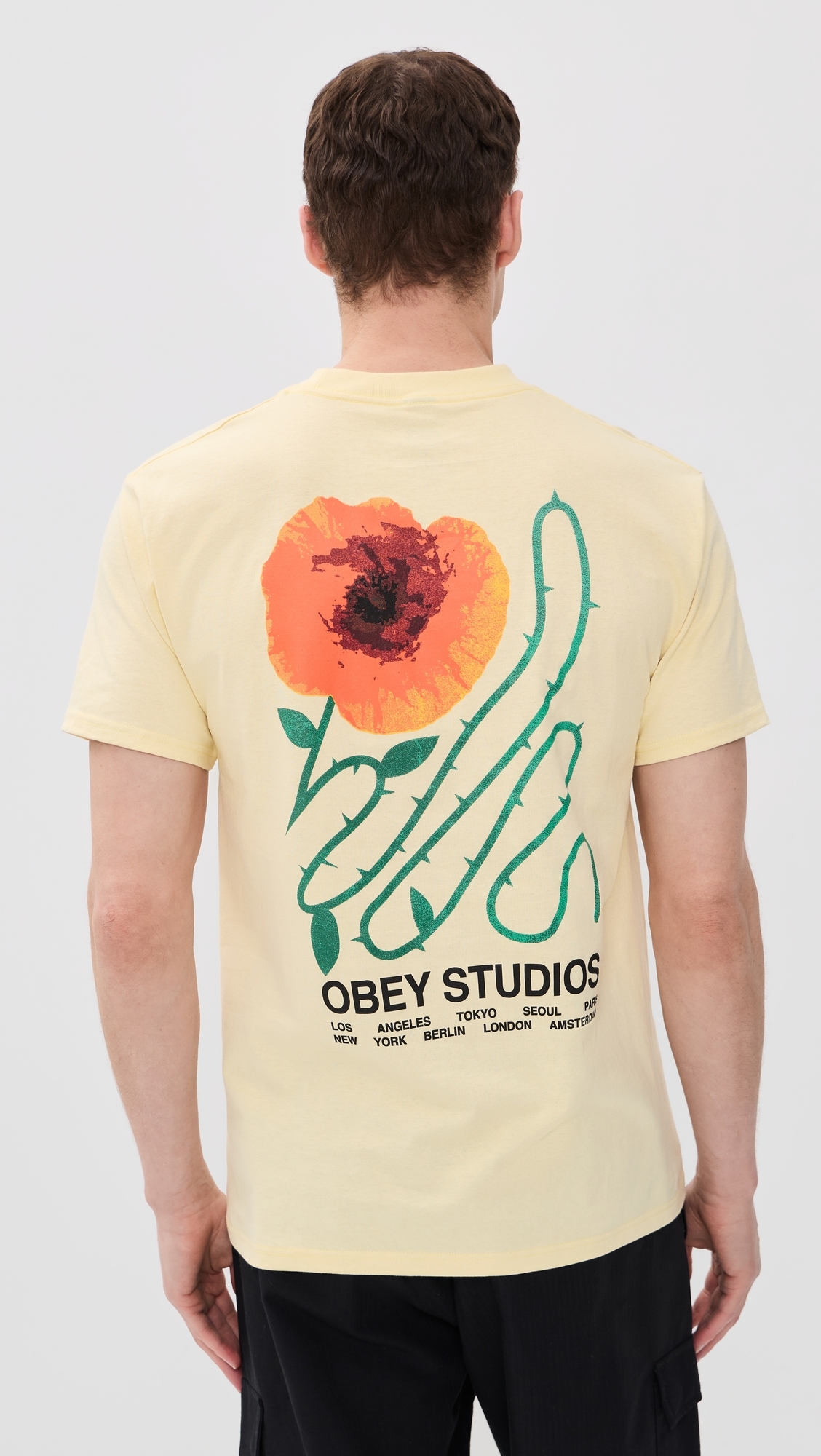 Moves Of Life Tee Pale Yellow