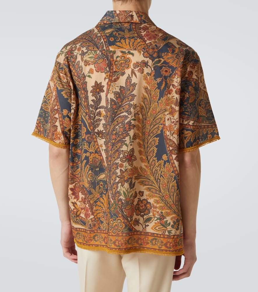 Paisley linen shirt