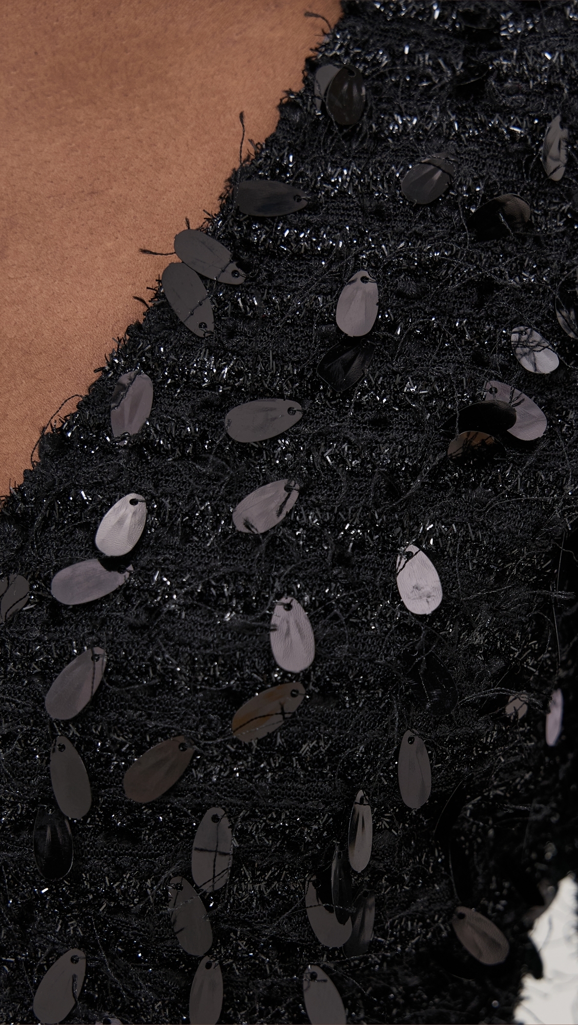 Sequin Blouse Black