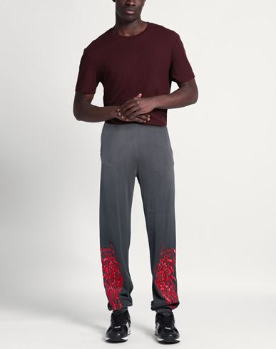 Man Pants Charcoal Size L Cotton
