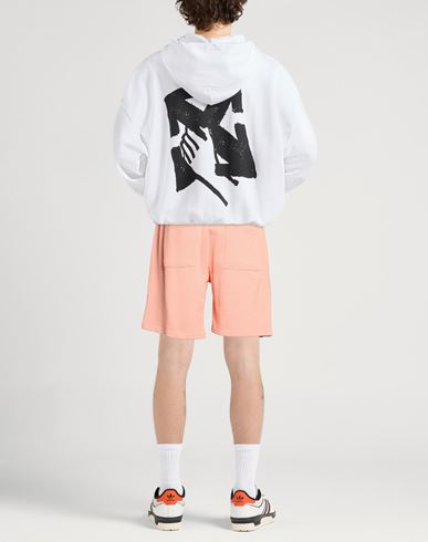 Man Shorts & Bermuda Shorts Salmon pink Size S Cotton, Nylon
