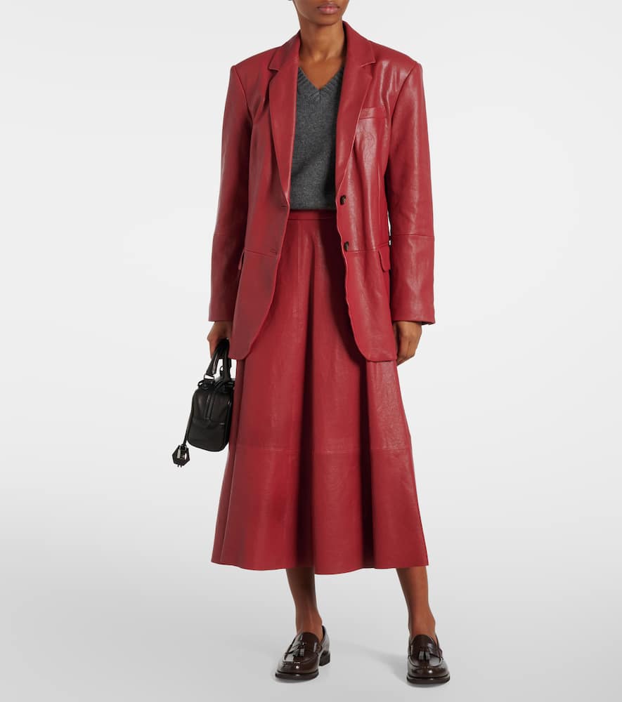 Leather Blazer