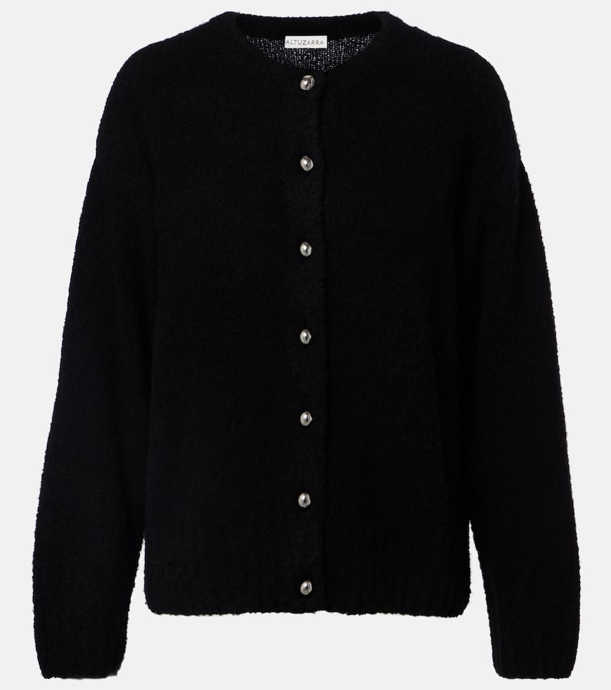 Elbie wool-blend cardigan