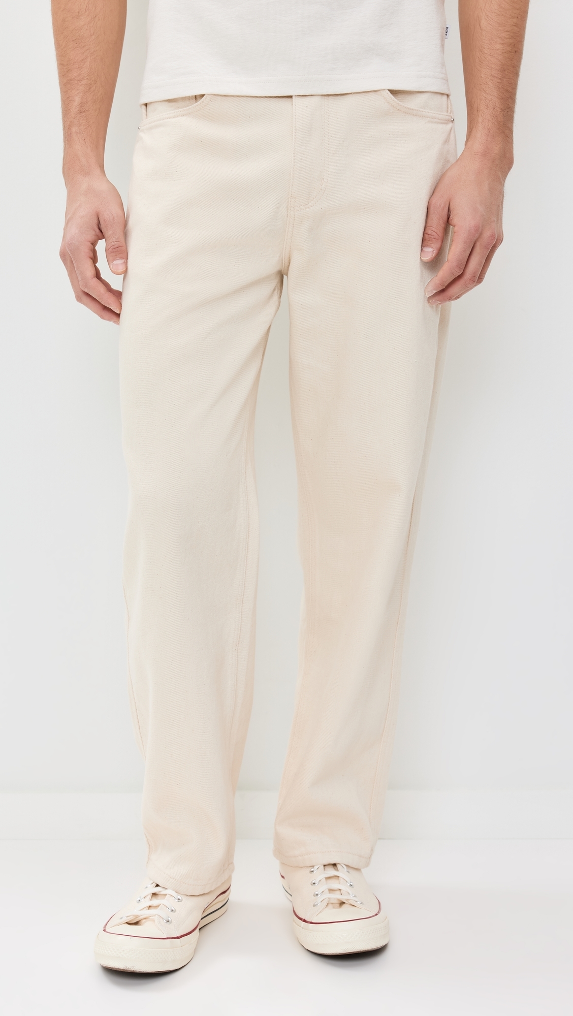 Loose Fit Jeans Ecru