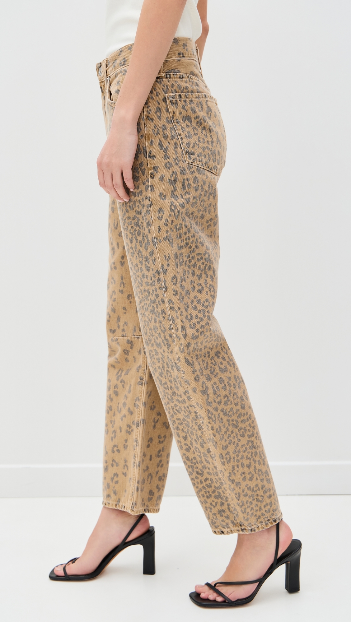 Miro Relaxed Jeans Natural Cheetah