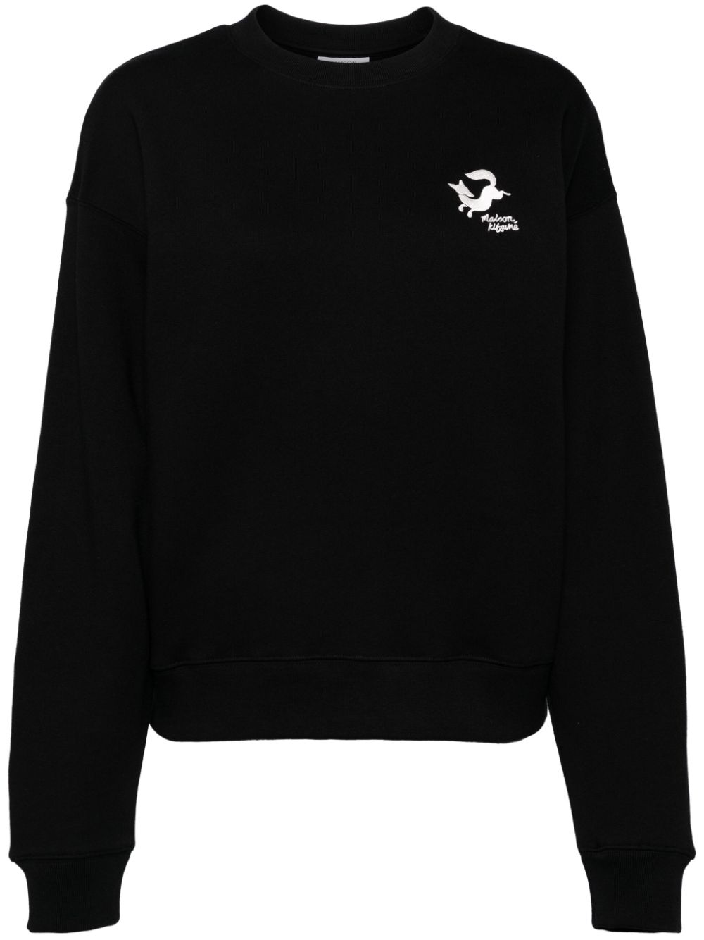 Embroidered sweatshirt - Black