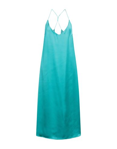 The Nina Studio Woman Midi dress Turquoise Size M Polyester