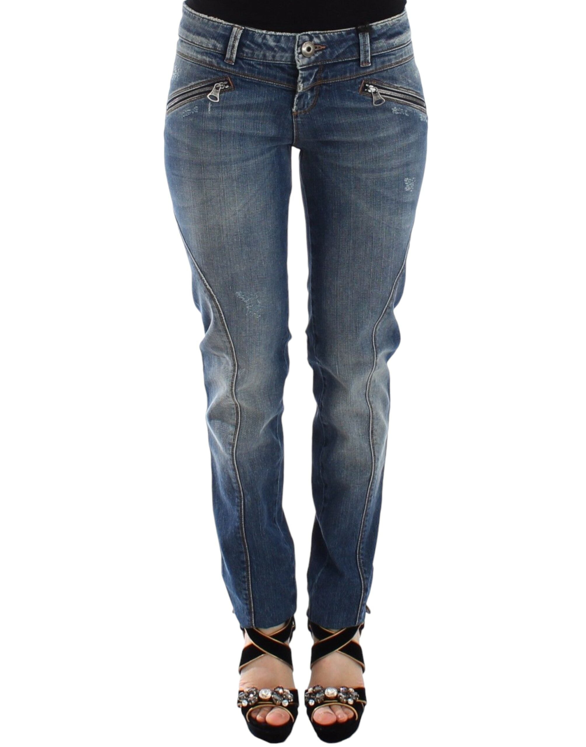 Slim Fit Stretch Denim Jeans — Blue