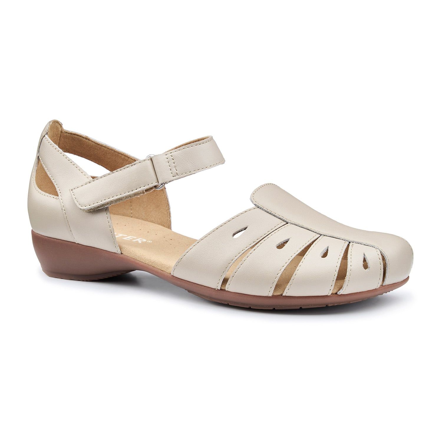 Hotter 'may' Fisherman Sandals In Light Beige