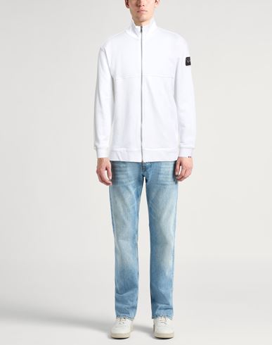 Roberto Mancini Man Sweatshirt White Size S Cotton