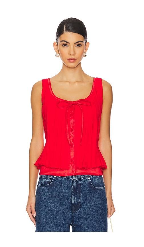 Tach Clothing Bluma Top in Red. -  XS also in