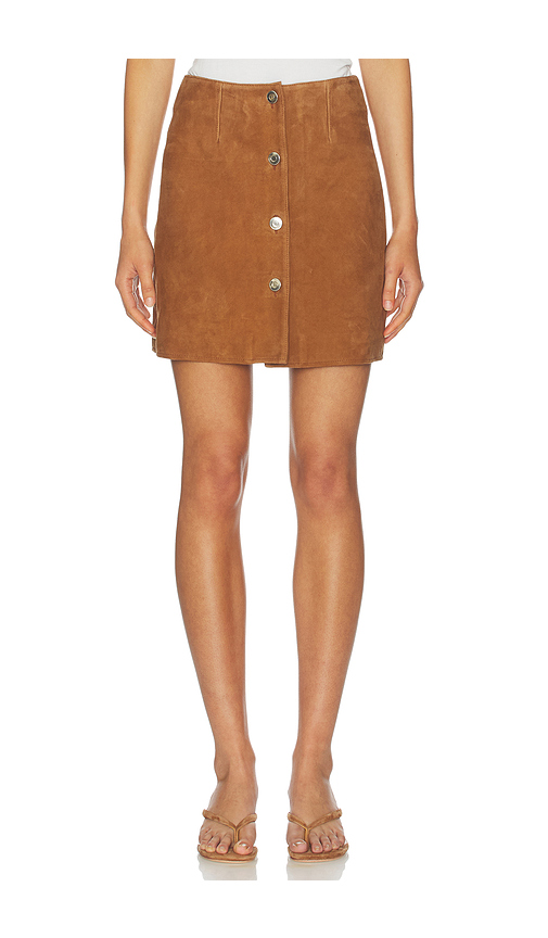 ALIGNE Clemmie Suede Skirt in Brown. 0. Also , 4, 6
