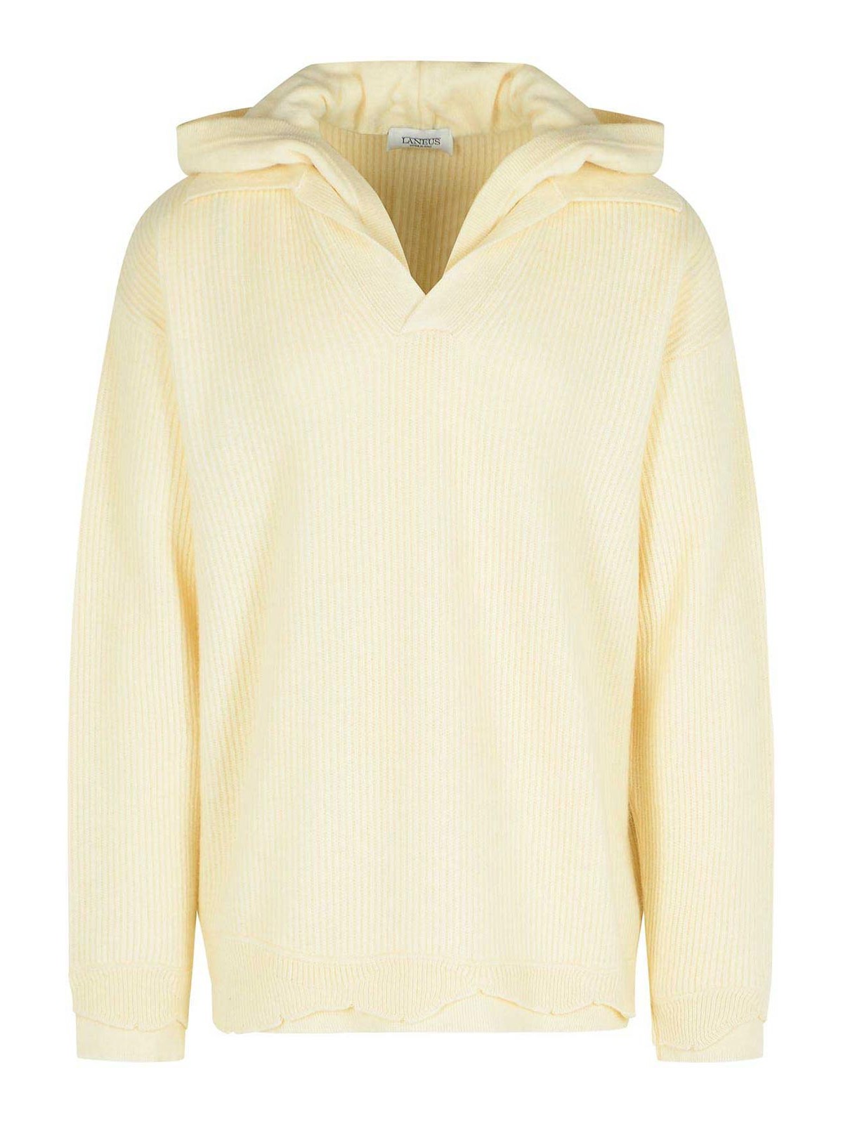 Ivory Wool Blend Sweater