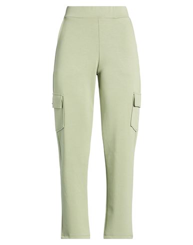 Woman Pants Sage green Size S Modal, Polyester, Elastane