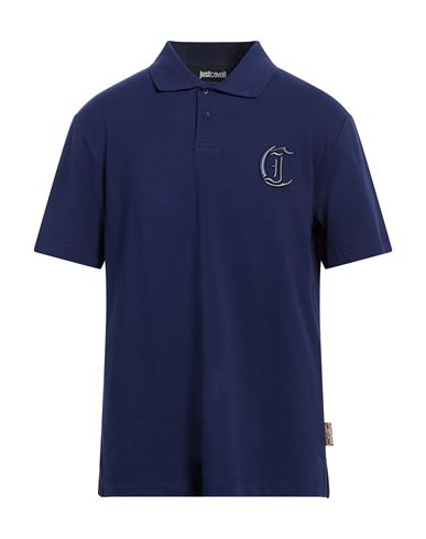 Man Polo shirt Navy Size 4XL Cotton