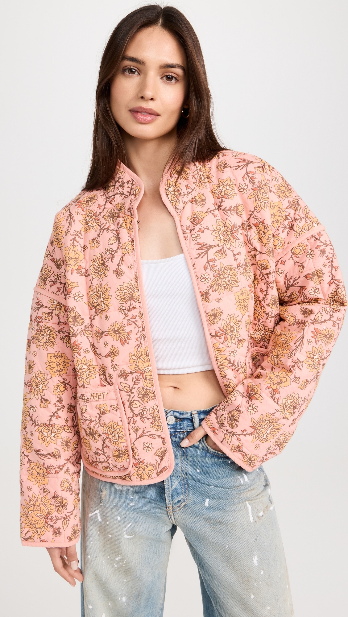 Chloe Jacket Peach Combo