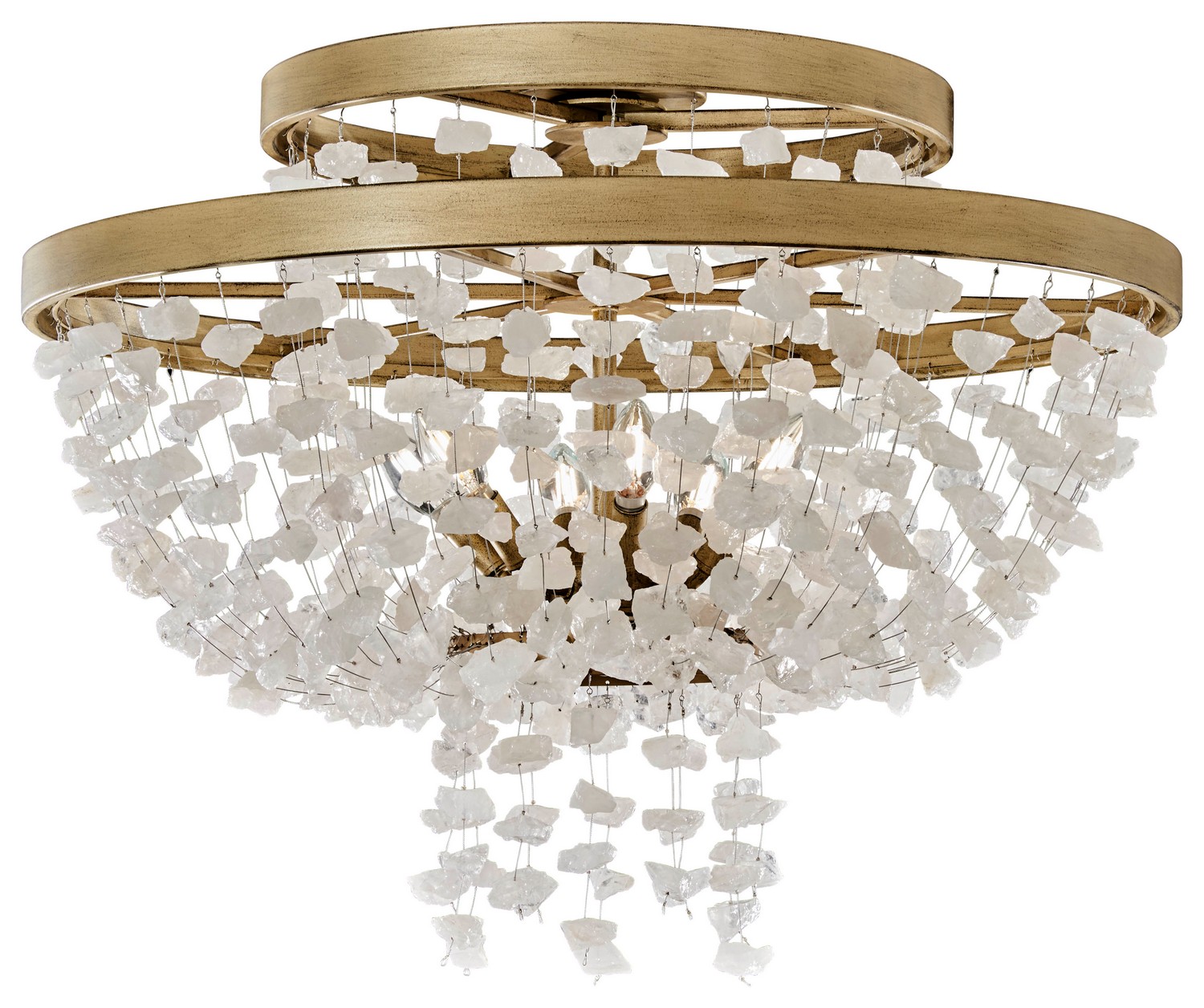 Harvest Gold Flush Mount from the Stonybrook Collection
