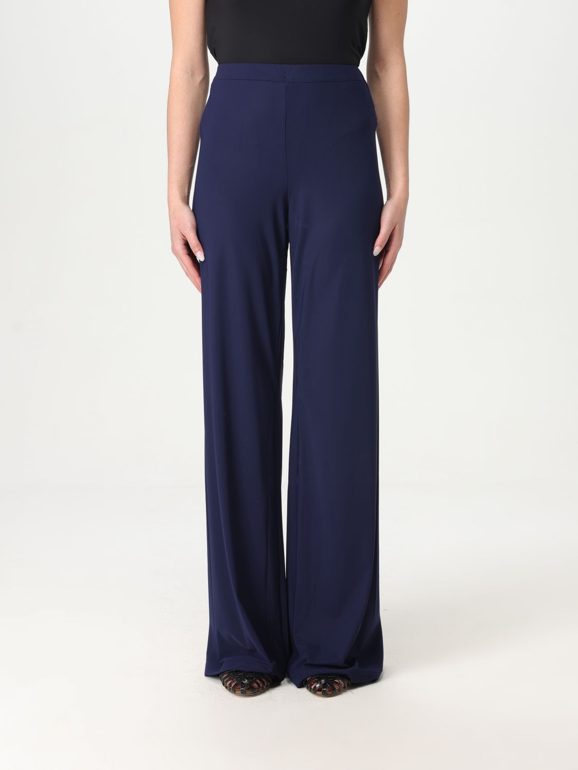 Pants MALIPARMI Woman color Navy