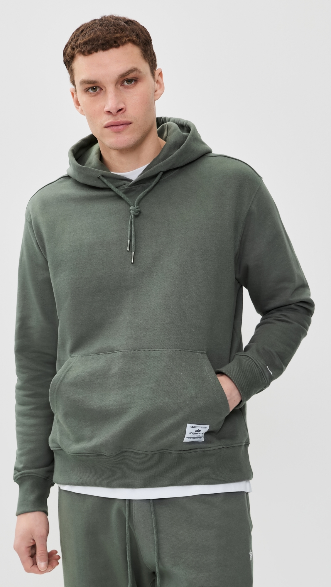 Essential French Terry Hoodie Gen II FIELD GRAY