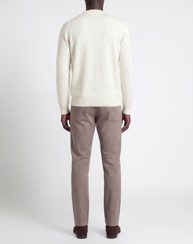 Man Sweater Cream Size 40 Cashmere