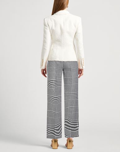 Woman Pants Black Size 4 Wool, Polyamide