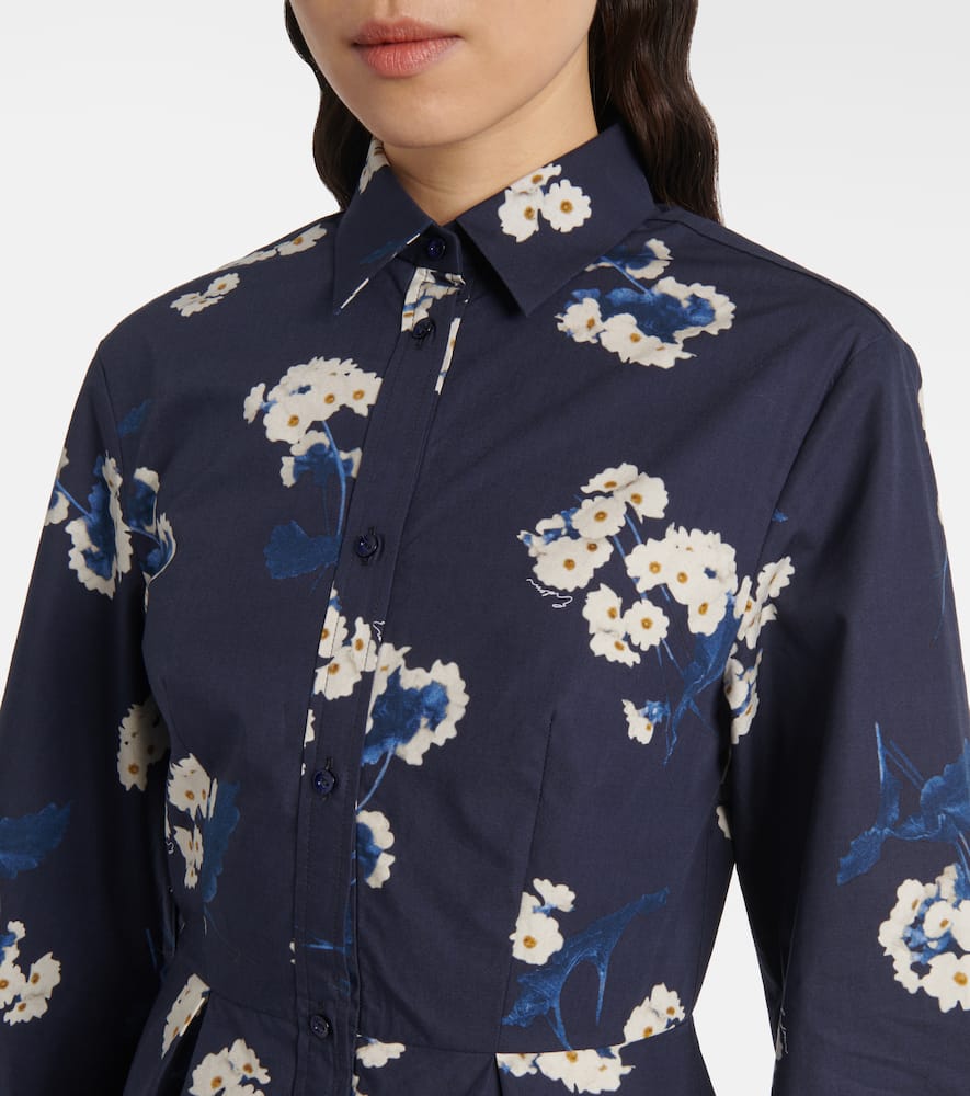 Cotton shirt dress