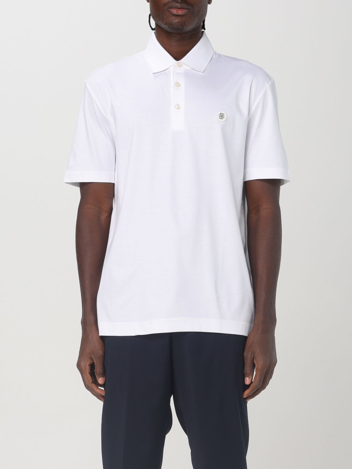 Polo Shirt Men color White