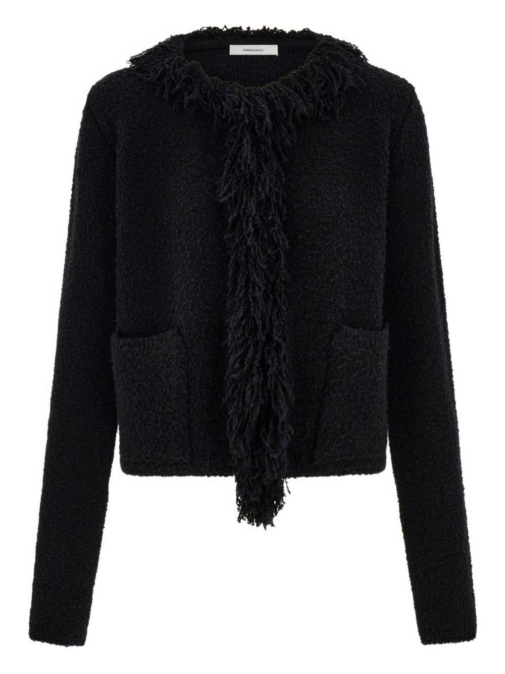 Fringed cardigan - Black