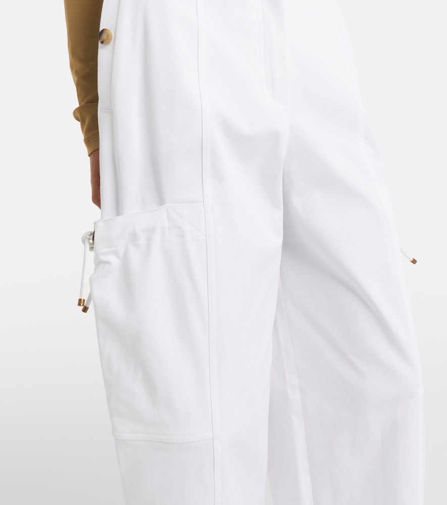 Lepre cotton wide-leg pants