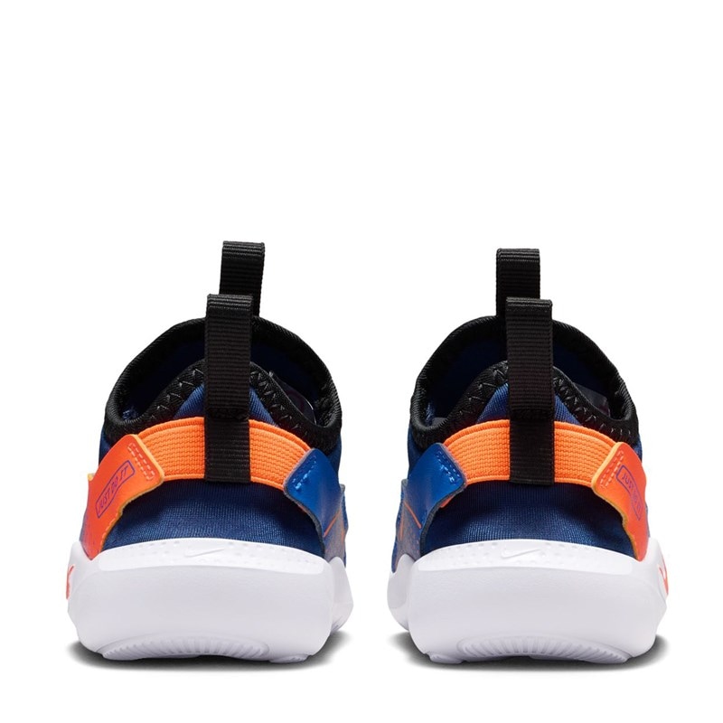 Kids' Flex Runner 4 Slip On Running Shoe Toddler Shoes (Navy/Orange)