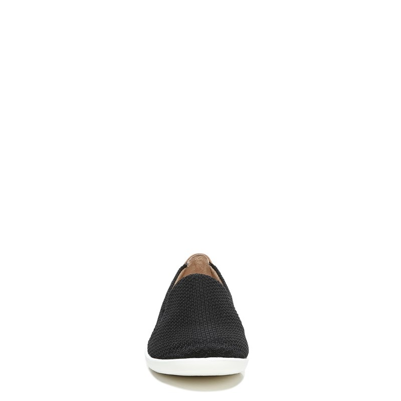 Women's Next Level Moccasin Shoes (Black Fabric)