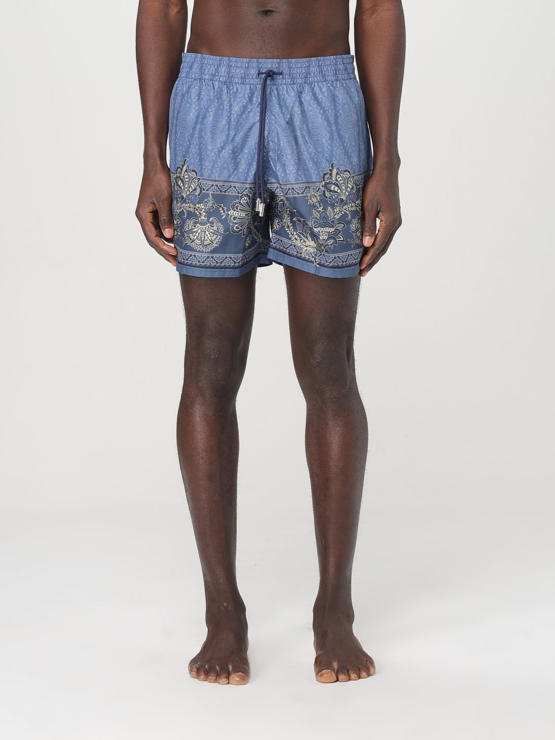 Printed swim shorts - Blue