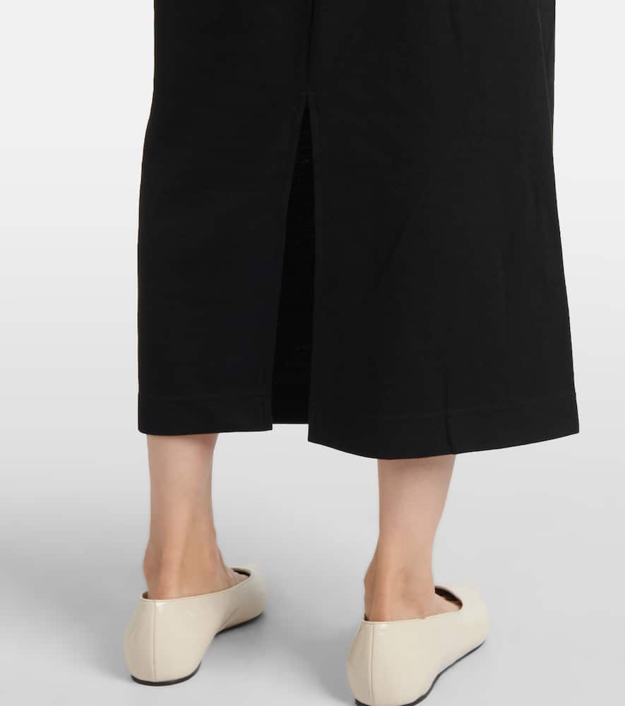 Toteme Asymmetric jersey midi dress
