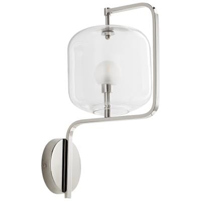 Isotope 16" Wall Sconce in Polished Nicke
