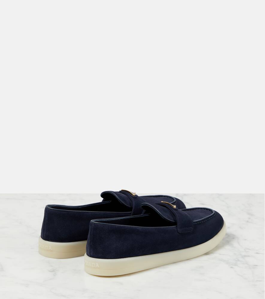 Prada Saint Tropez suede loafers